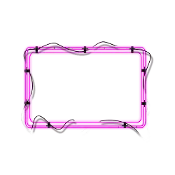 Neon Light Frame - neon light - lighting - PNG Images