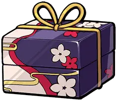 Gift Box - bow - flowers - PNG