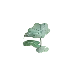 Glass Leaf - green - Free PNG
