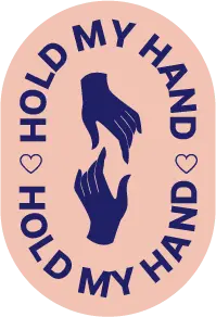 Hold My Hand Logo - heart - Transparent Background PNG