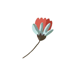 Red Flower - beautiful - art - Lossless PNG