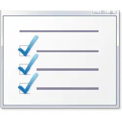 Check List - item - Transparent Background PNG