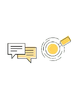 Speech Bubbles and Egg - food - Transparent Background PNG