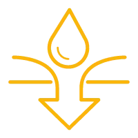 Water Drop Arrow Logo - icon - Lossless PNG