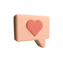 Heart Speech Bubble - icon - Free PNG