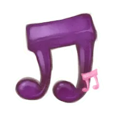 Purple Note - music - PNG