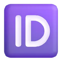 ID - symbol - High Resolution PNG