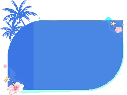 Blue Ocean Background - palm tree - PNG Images