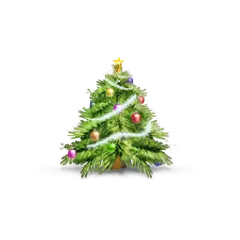 Christmas Tree - presents - Lossless PNG