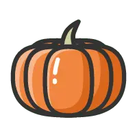 Pumpkin - orange - Curated PNG