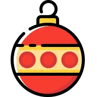 Christmas Ornament - sphere - High Quality PNG