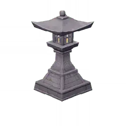 Stone Lantern Pillar - lighting - Transparent Layer PNG