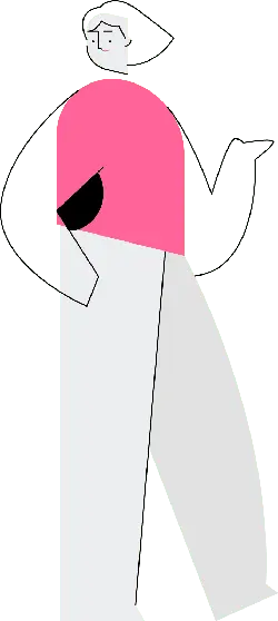 Pink Top Figure - geometric - No Watermark PNG