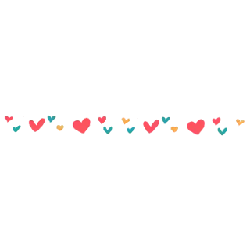 Colorful Heart Pattern - No Watermark PNG