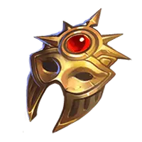 Golden Mask - decorative item - High Resolution PNG