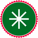 Green Snowflake Symbol - logo - Lossless PNG