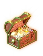 Treasure Chest - jewels - glowing - Free PNG