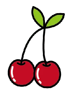 Cherry Tree - red - High Resolution PNG