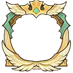 Golden Wings Emblem - Transparent Background PNG