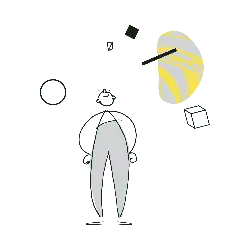 Abstract Figure with Geometric Shapes - geometric shapes - PNG