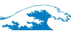 Great Wave - white - High Resolution PNG