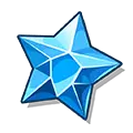 Blue Star Gem - star - Transparent Layer PNG