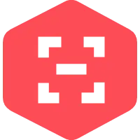 Hexagon Emoji - red - No Watermark PNG