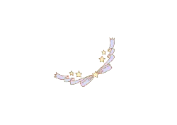 Star Ribbon Decoration - stars - High Resolution PNG