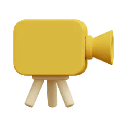 Yellow Camera - Transparent Layer PNG