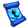 Blue Scroll - mysterious - magic - Free PNG
