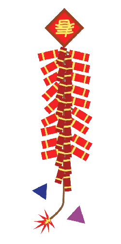 Firecrackers - yellow - Trending PNG