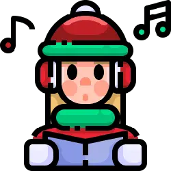 Cartoon Character with Hat - green - Free PNG