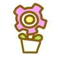 Gear Flower Pot - gear - Free Download PNG