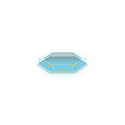 Hexagonal Platform - simple design - Free Download PNG