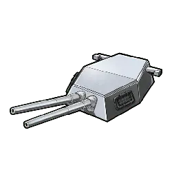 Twin-Barrel Turret - science fiction - Transparent Layer PNG
