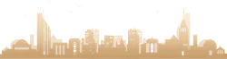 City Skyline - outline - building - Lossless PNG