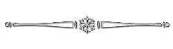 Snowflake Decorative Object - symmetrical - Free PNG