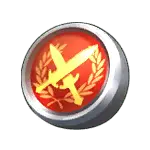 Airplane Badge - red - Free PNG