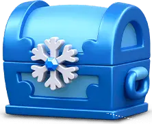 Blue Treasure Chest - ornament - High Resolution PNG