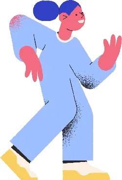 Woman in Blue Clothing - female - Transparent Background PNG