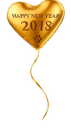 New Year Heart Balloon - new year - High Resolution PNG