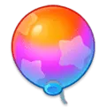 Colored Balloon - holiday - Transparent Background PNG