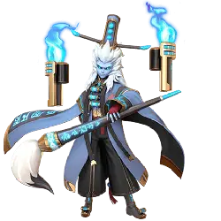 Ice Mage - mage - blue - Free PNG