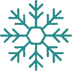 Snowflake - No Watermark PNG - hexagon
