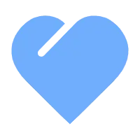 Blue Heart Shape - heart shape - No Background PNG