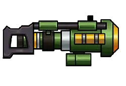 Green Mechanical Gun - future - PNG