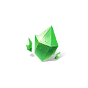 Green Polyhedron - green - PNG