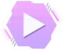 Play Button - purple - Free PNG