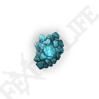 Blue Crystal Cluster - structure - PNG Images
