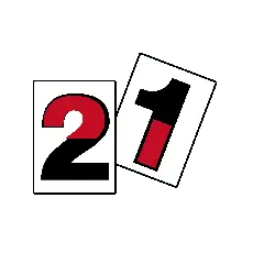 Number Logo - red - High Resolution PNG